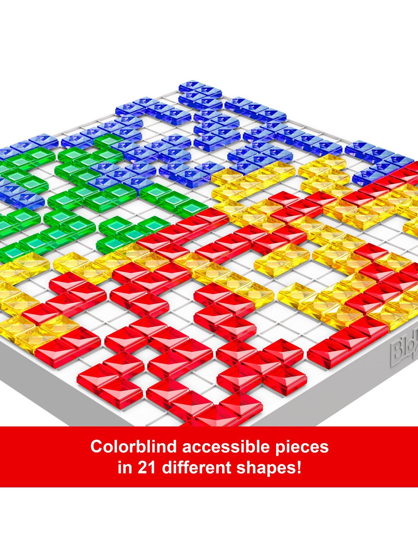  image of mattel-blokusnbspfamily-board-game-for-kids-amp-adults-with-colourblind-accessible-pieces