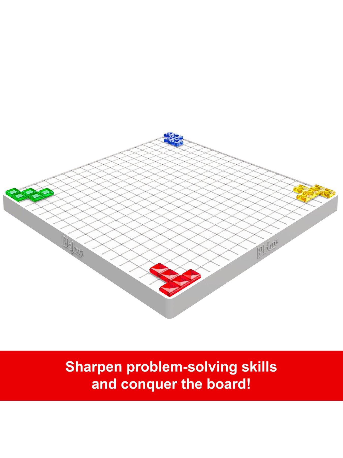  image of mattel-blokusnbspfamily-board-game-for-kids-amp-adults-with-colourblind-accessible-pieces