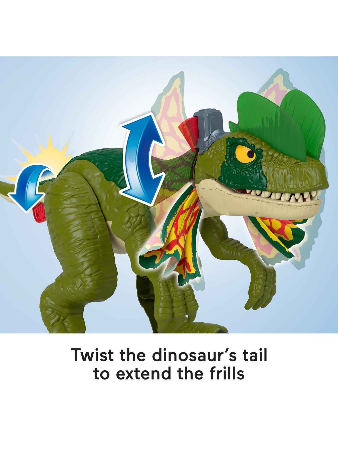  image of imaginext-jurassic-world-thrash-attack-dilophosaurus