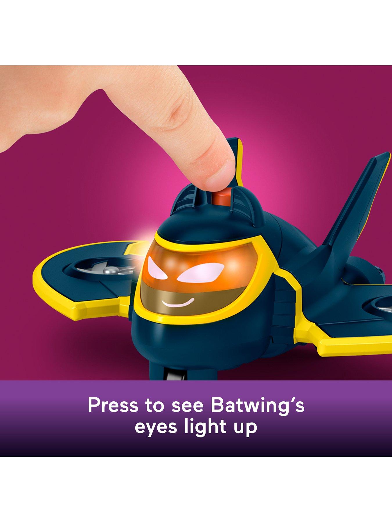Image 4 of 6 of Batman Batwheels Light-Up Racers Toy Cars&nbsp;2-Pack: Redbird &amp; Batwing