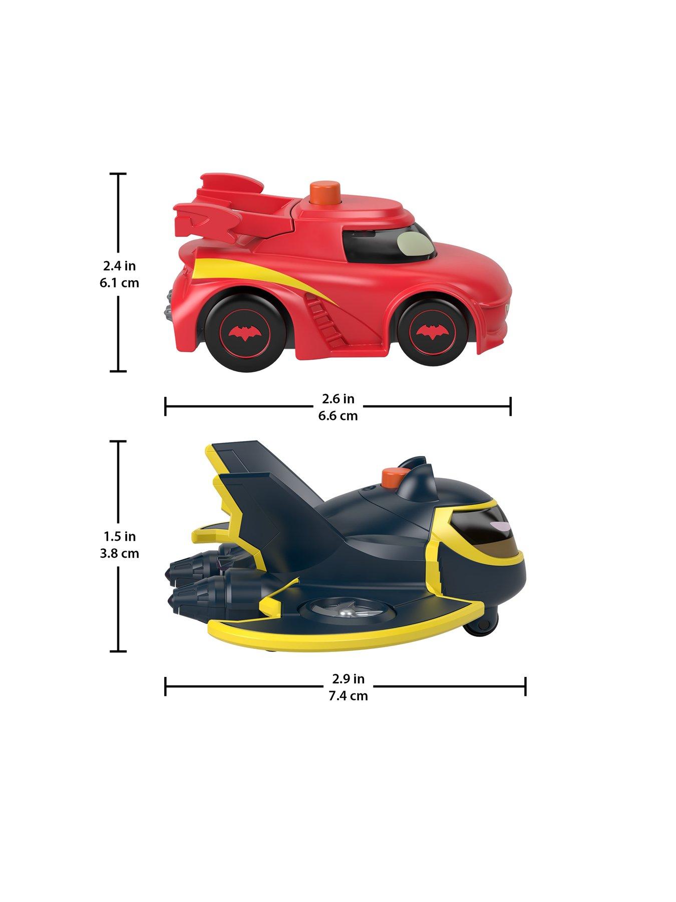Image 5 of 6 of Batman Batwheels Light-Up Racers Toy Cars&nbsp;2-Pack: Redbird &amp; Batwing