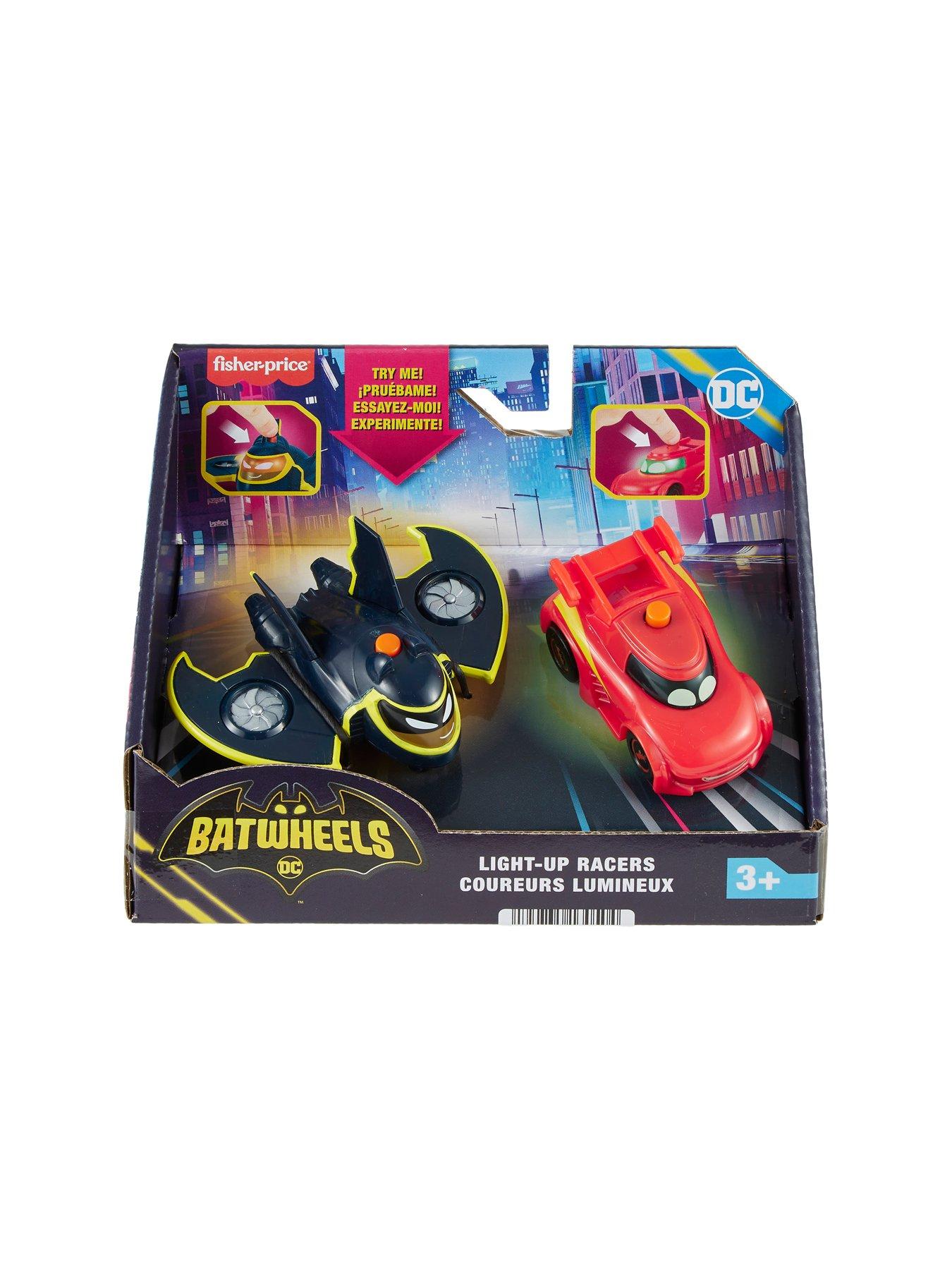 Image 6 of 6 of Batman Batwheels Light-Up Racers Toy Cars&nbsp;2-Pack: Redbird &amp; Batwing