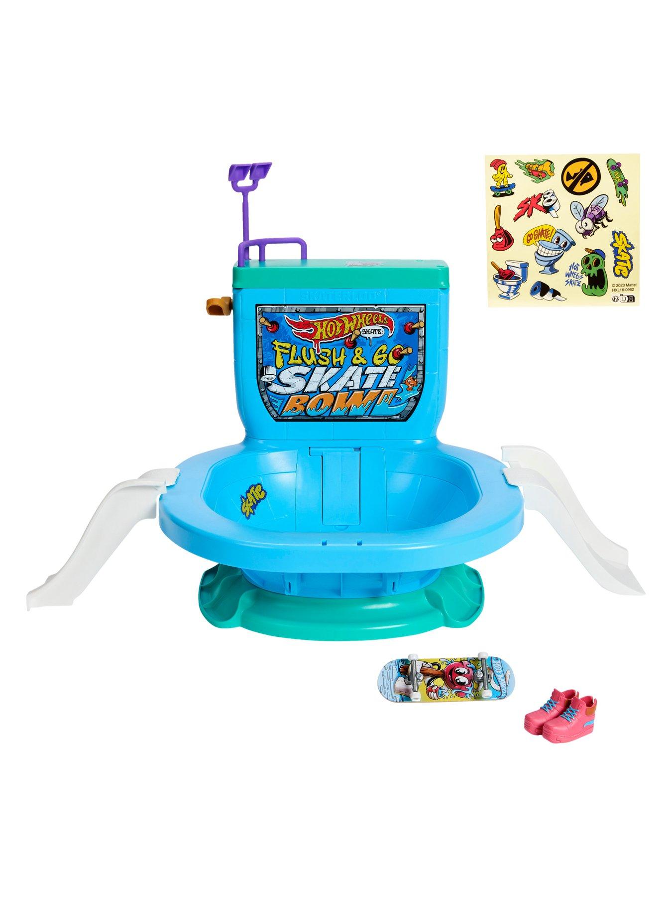  image of hot-wheels-skate-flush-amp-go-skate-bowl