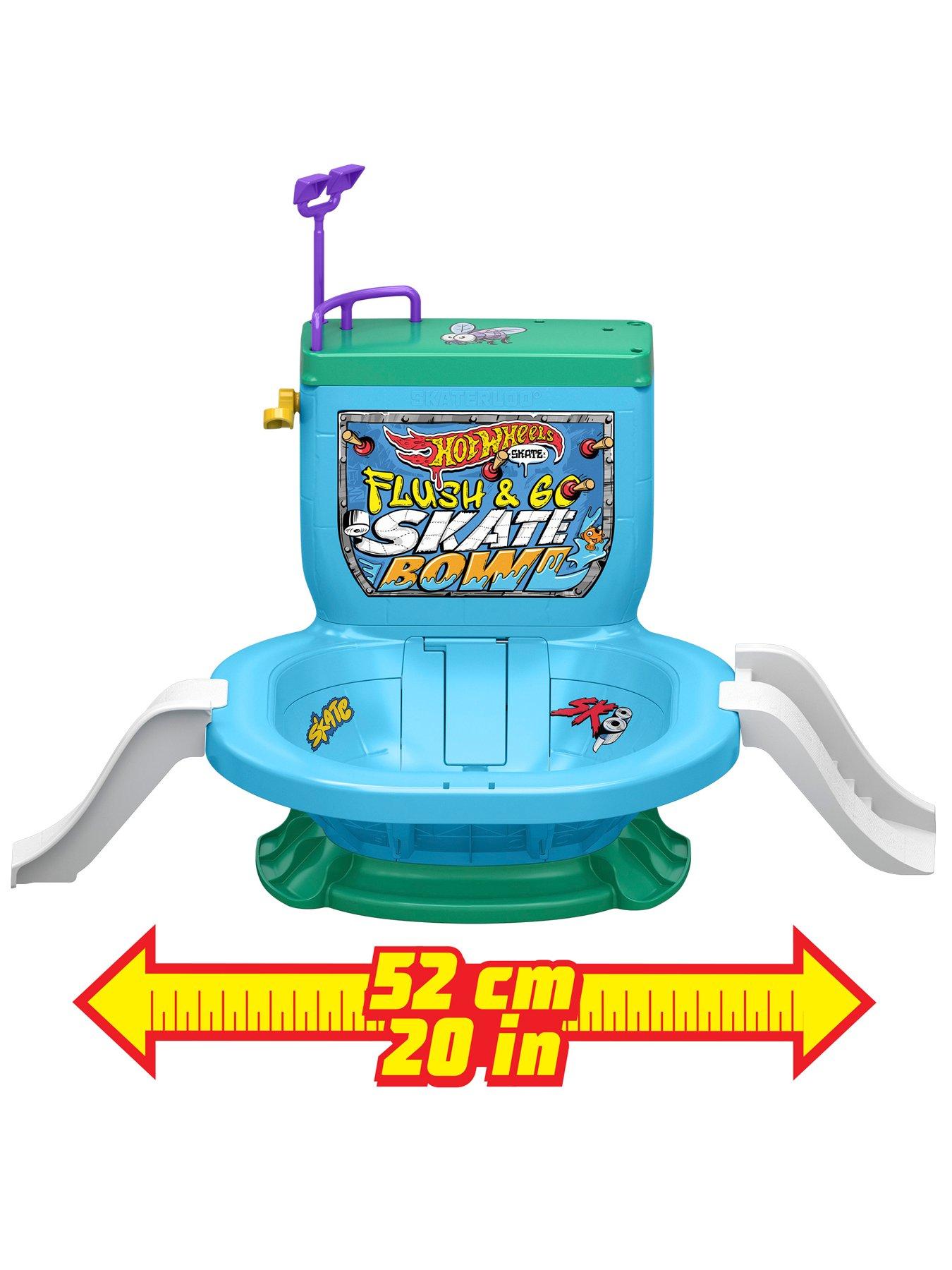  image of hot-wheels-skate-flush-amp-go-skate-bowl