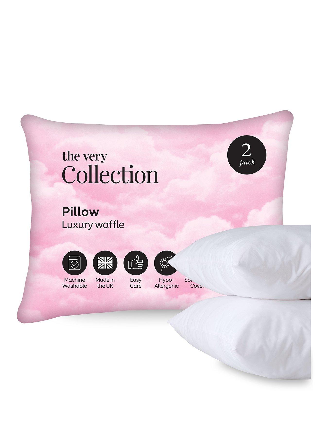 The Very Collection Soft Touch Waffle Pillow Pair- White