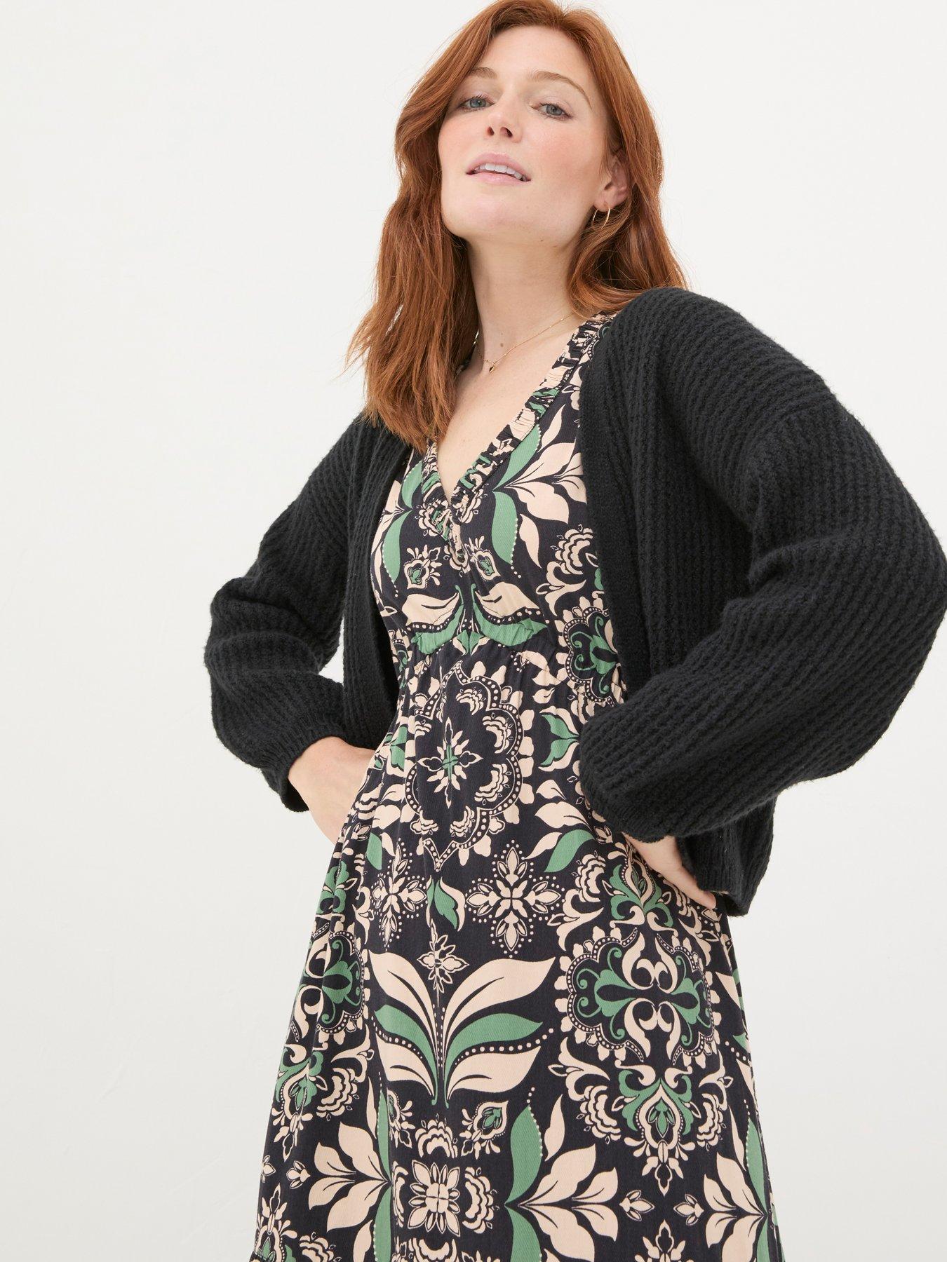 FatFace Anna Cardigan Black littlewoods