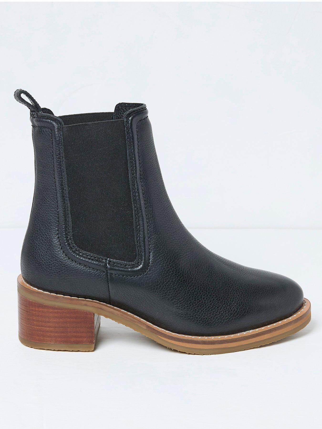 FatFace Blair Ankle Chelsea Boot Black littlewoods