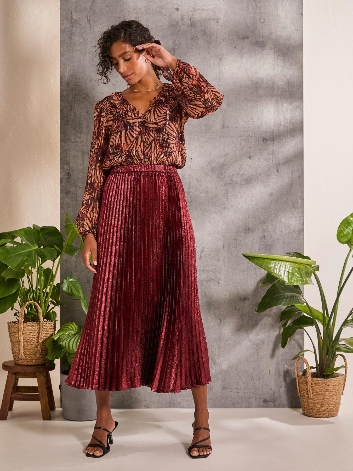  image of fatface-grace-printed-blouse-multi