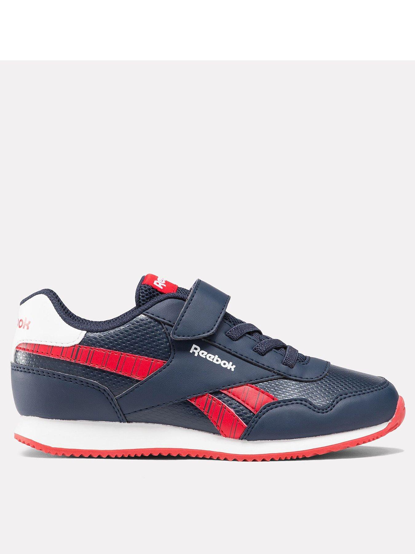 Reebok Boys Royal Classic Jog 30 Velcro Trainers Navy Littlewoods