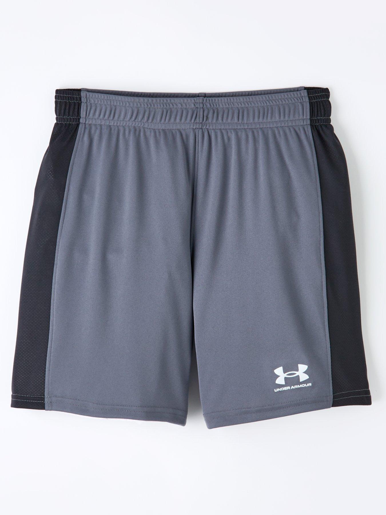 undefined Boys Football Challenger Knit Shorts - Grey