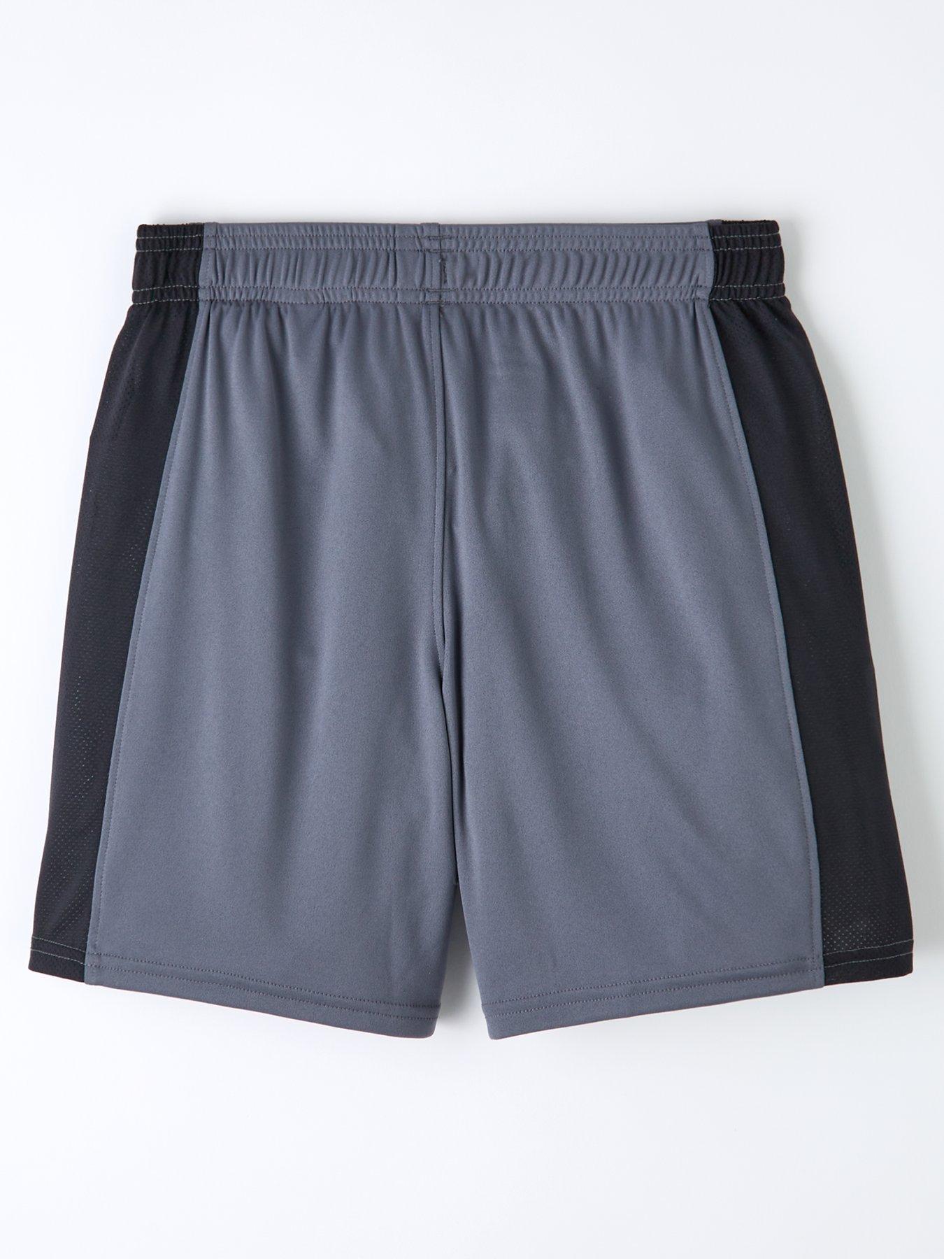 Image 2 of 4 of UNDER ARMOUR Boys Football Challenger Knit Shorts - Grey