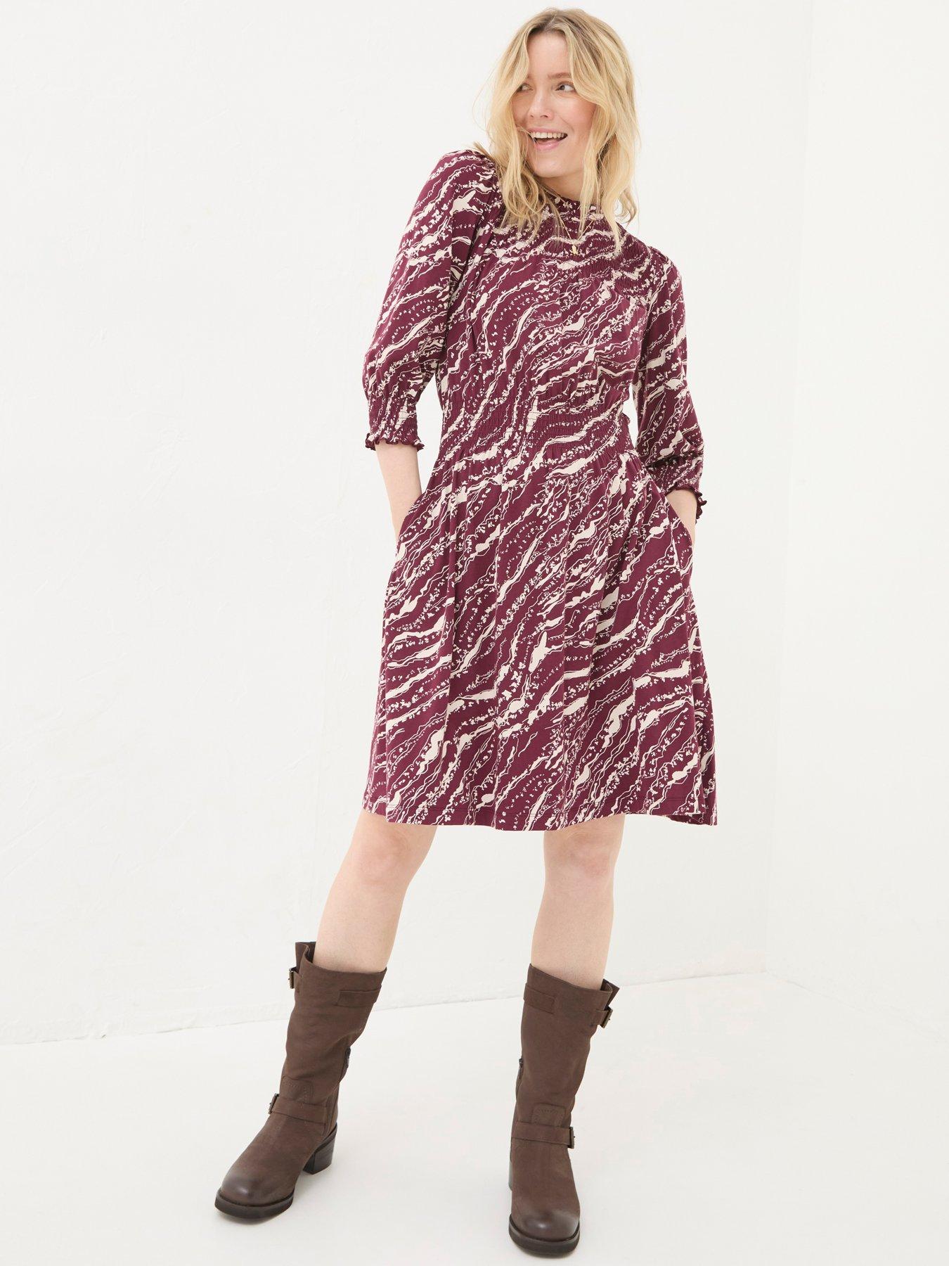 undefined Krishan Wild Terrain Jersey Dress - Red
