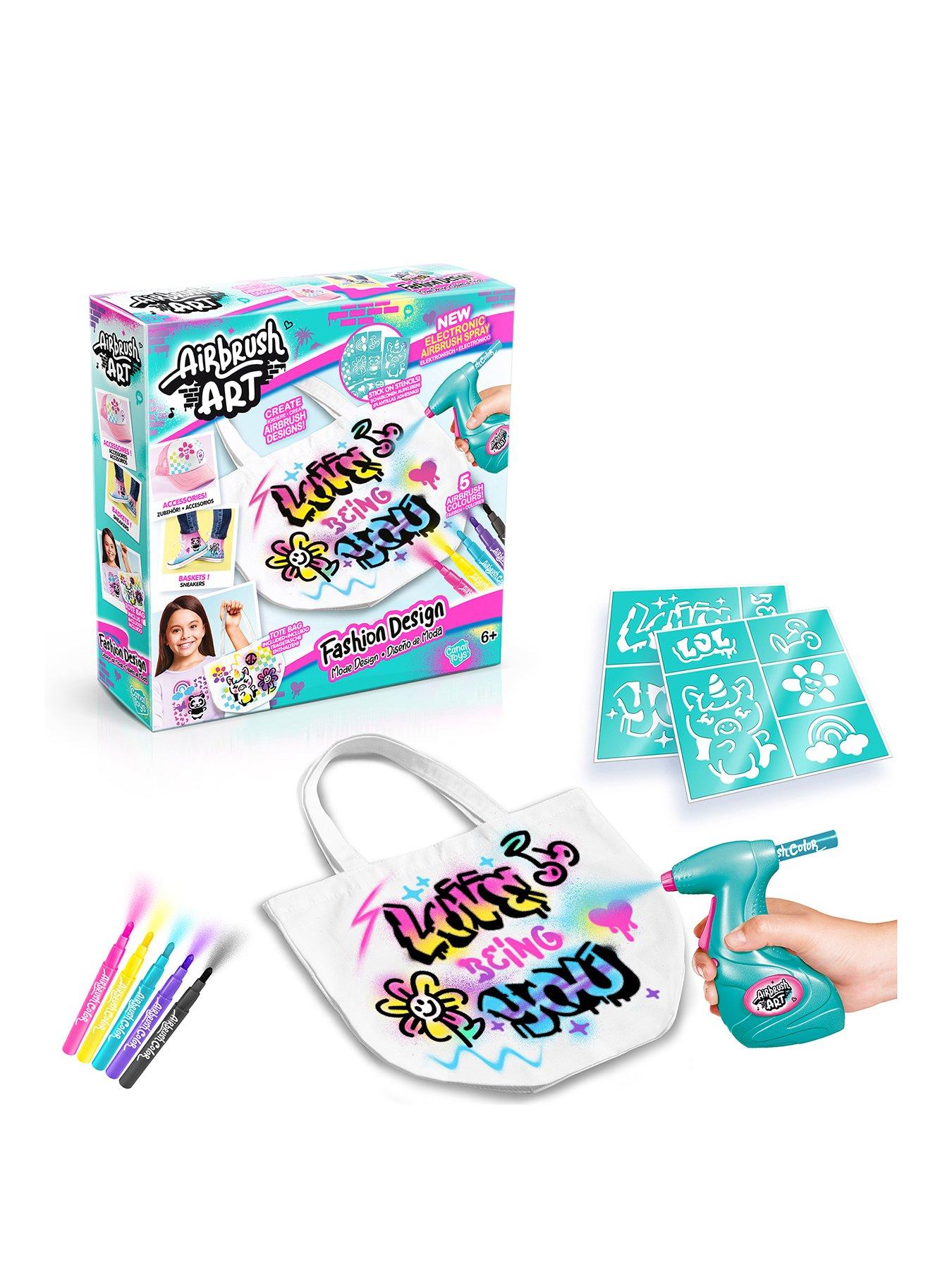 Image 1 of 7 of Airbrush Plush Airbrush Art Fashion Design Kit