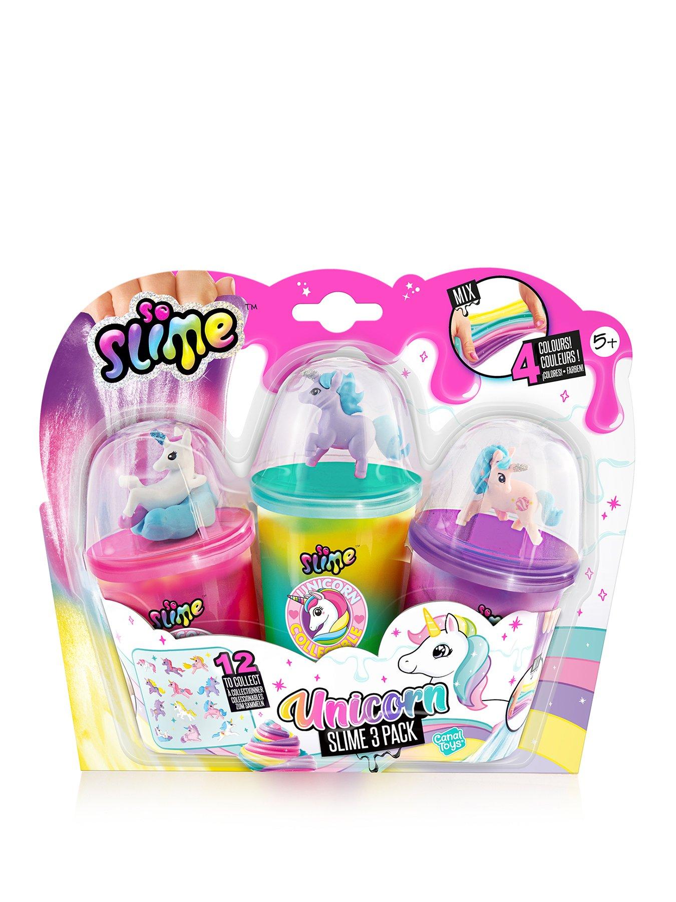  image of so-slime-collectible-slime-unicorn-3-pack