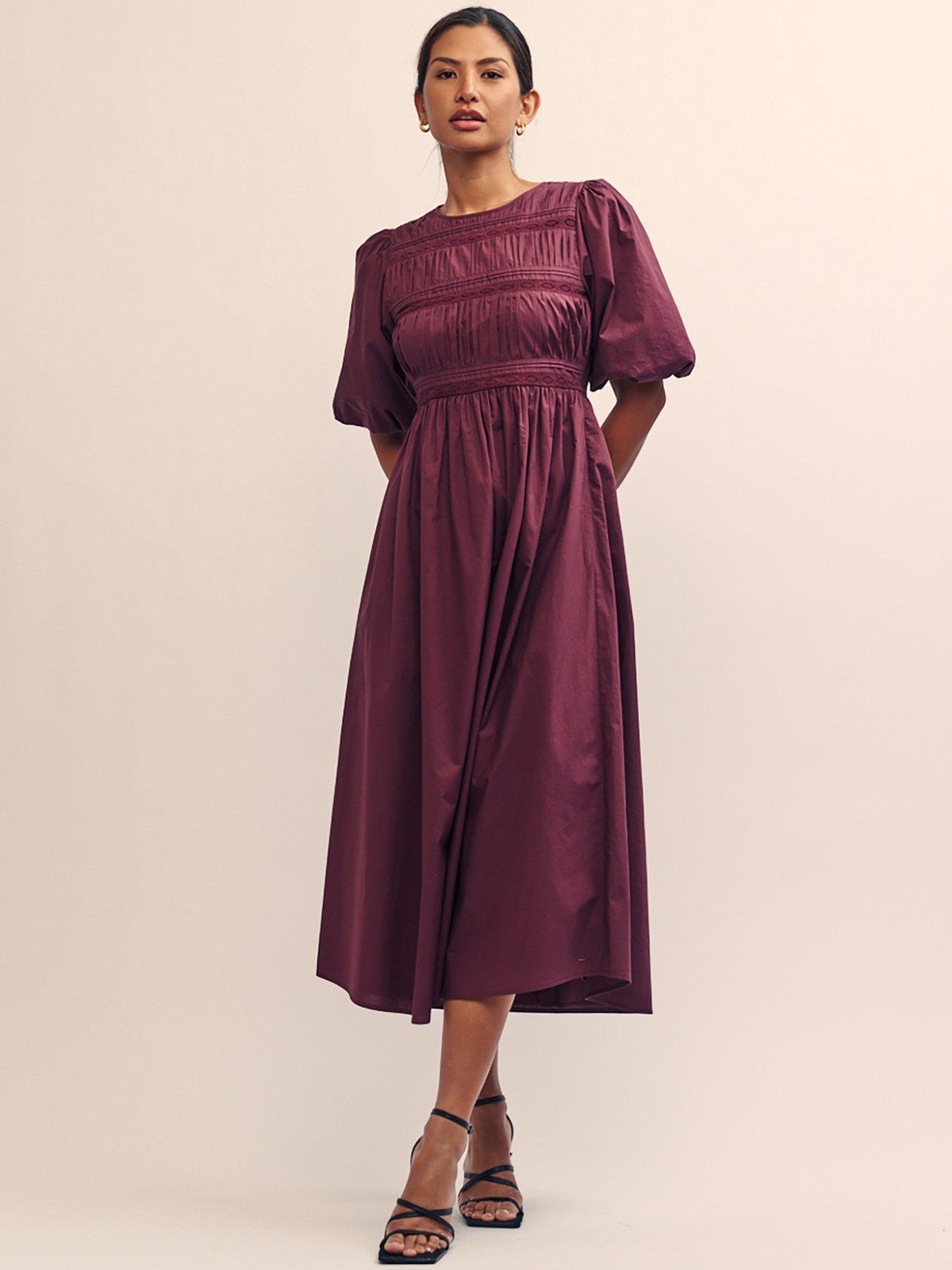 Nobodys Child Maureen Midaxi Dress - Purple | Littlewoods