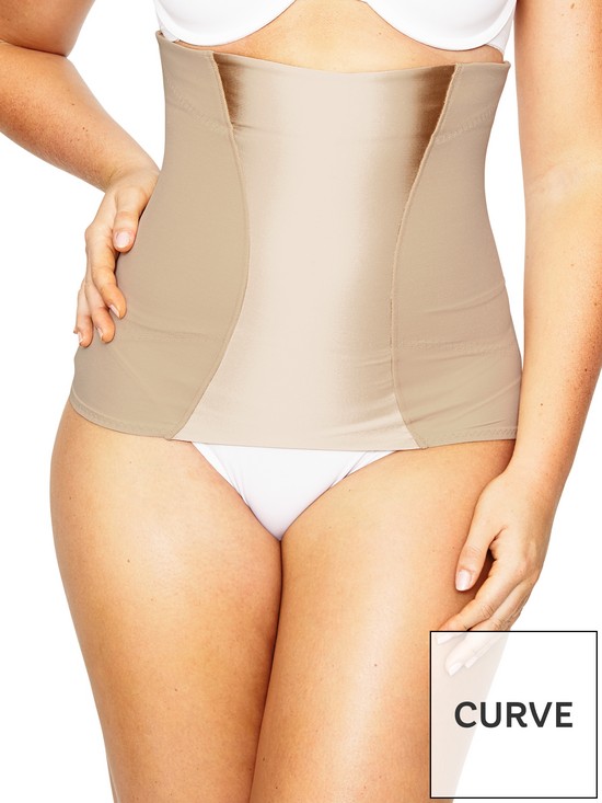 front image of maidenform-easy-up-waist-cincher-beigeblacknbsp