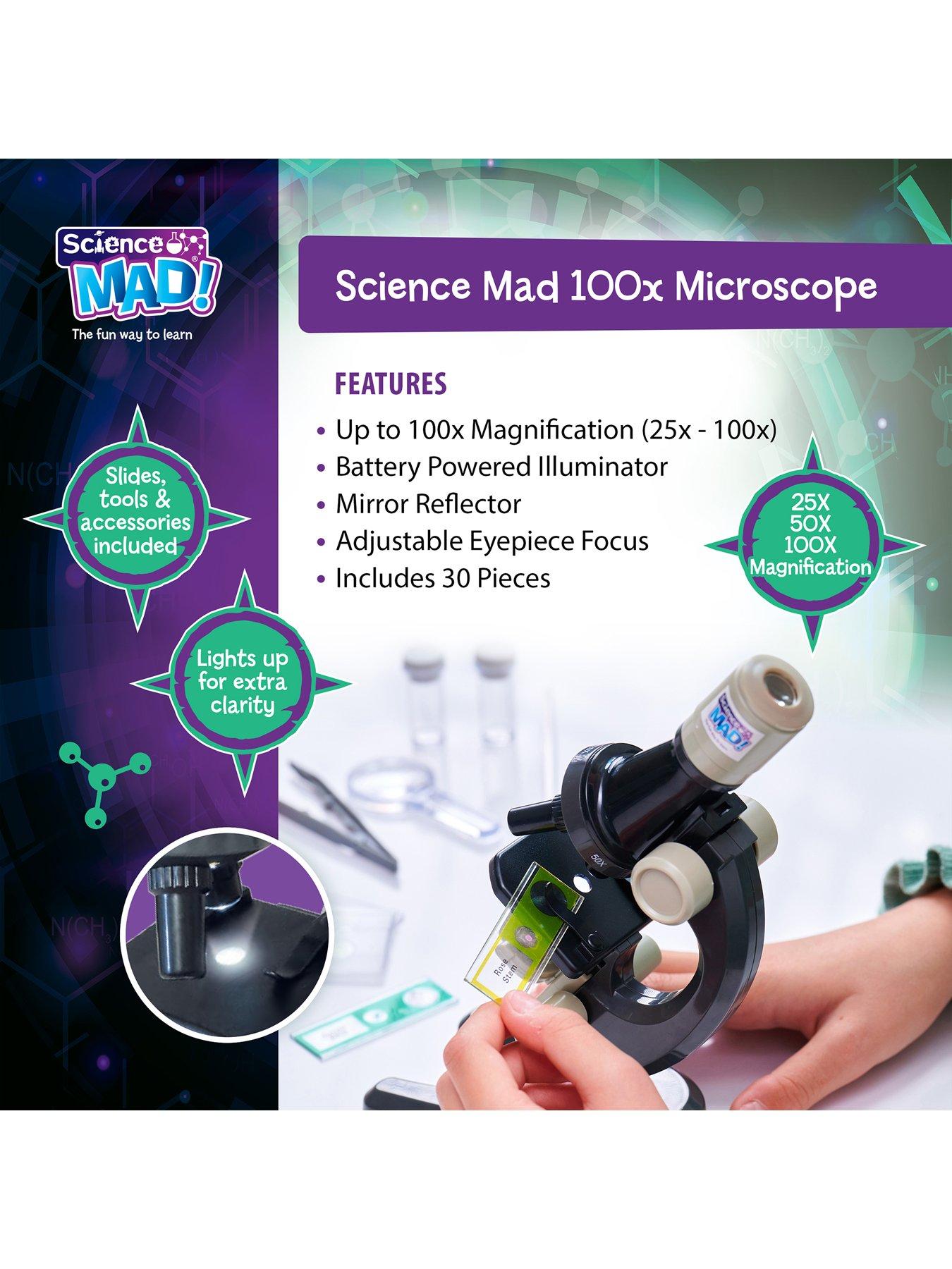 Image 3 of 7 of Science Mad 100X Microscope