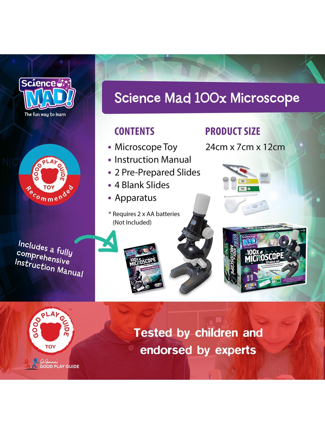 Image 4 of 7 of Science Mad 100X Microscope