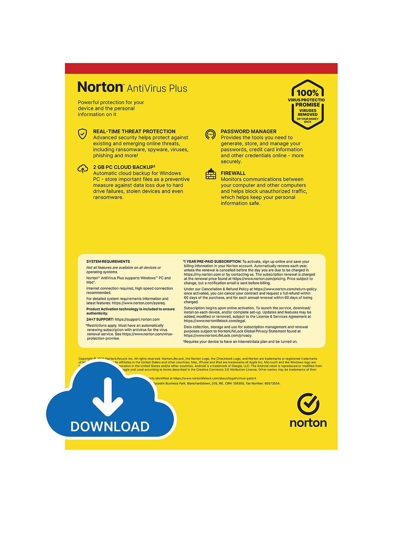  image of norton-antivirus-plus-2024-for-1-device