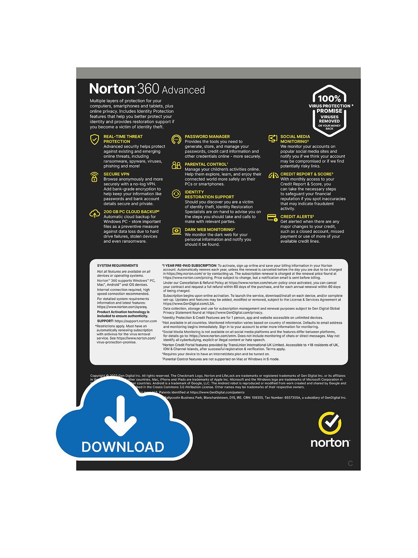  image of norton-360-advanced-2024-for-10-device-with-id-protection