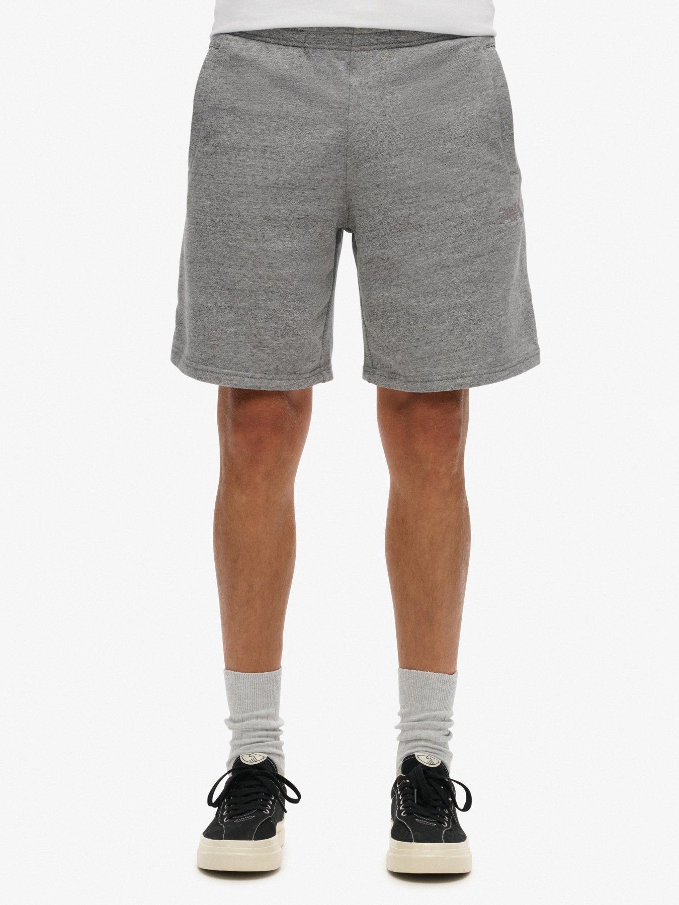 undefined Essential Logo Jersey Shorts - Grey