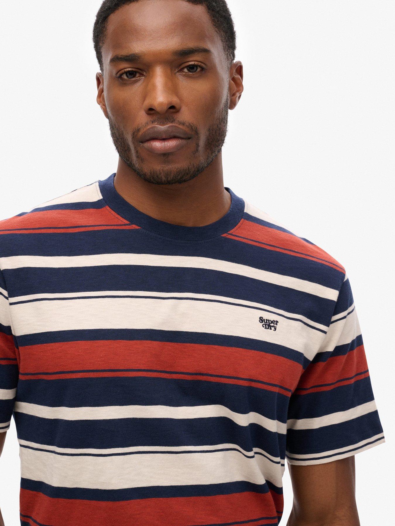  image of superdry-relaxed-fit-stripe-t-shirt-multi