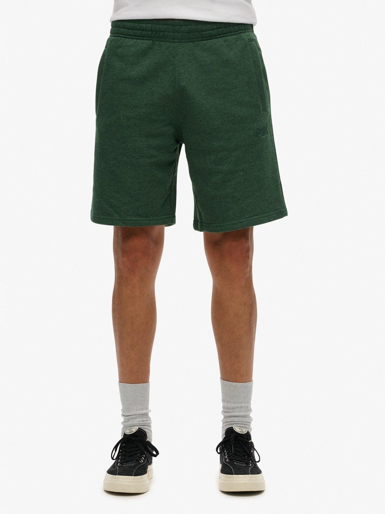  image of superdry-essential-logo-jersey-shorts-green
