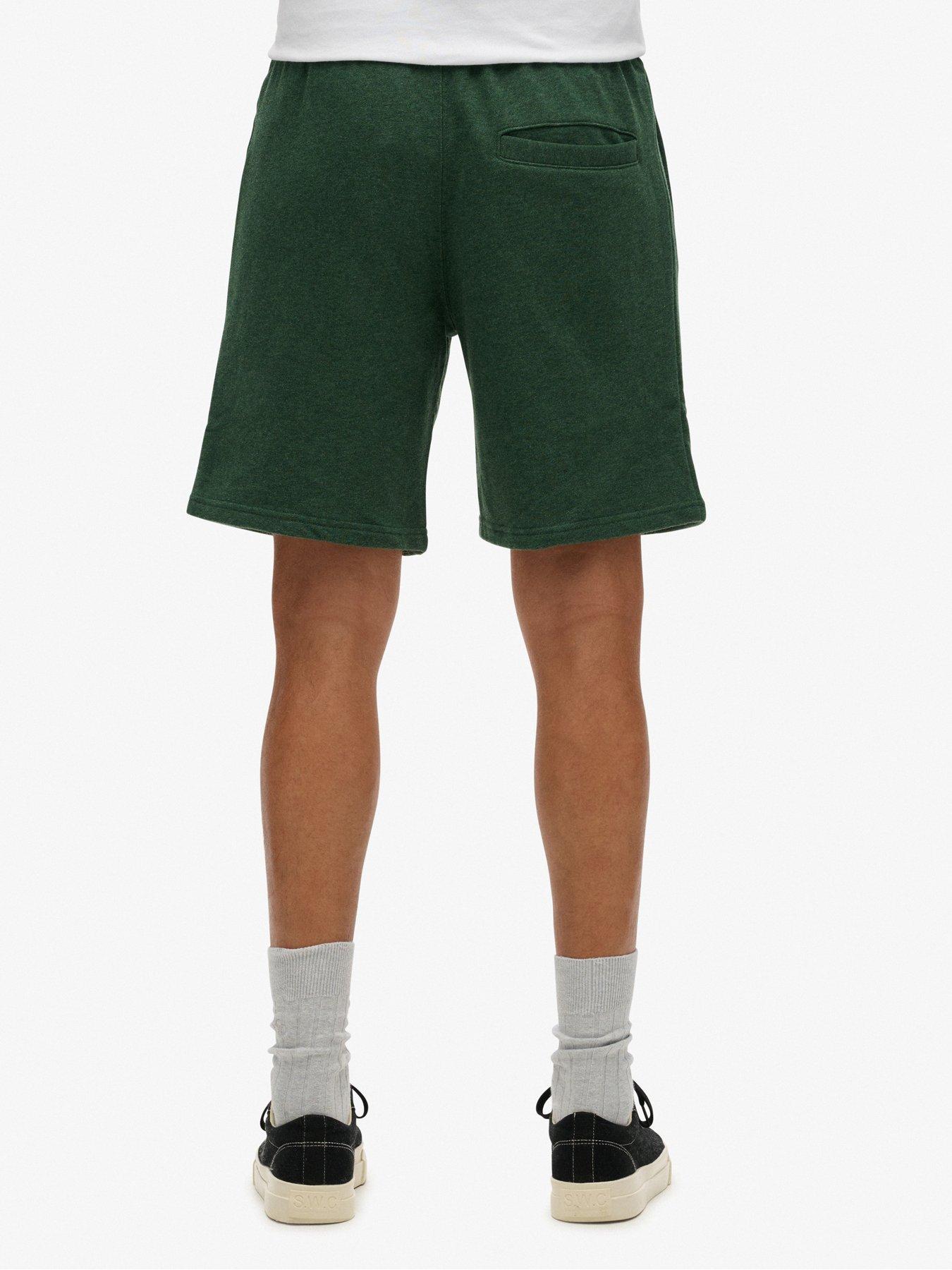  image of superdry-essential-logo-jersey-shorts-green