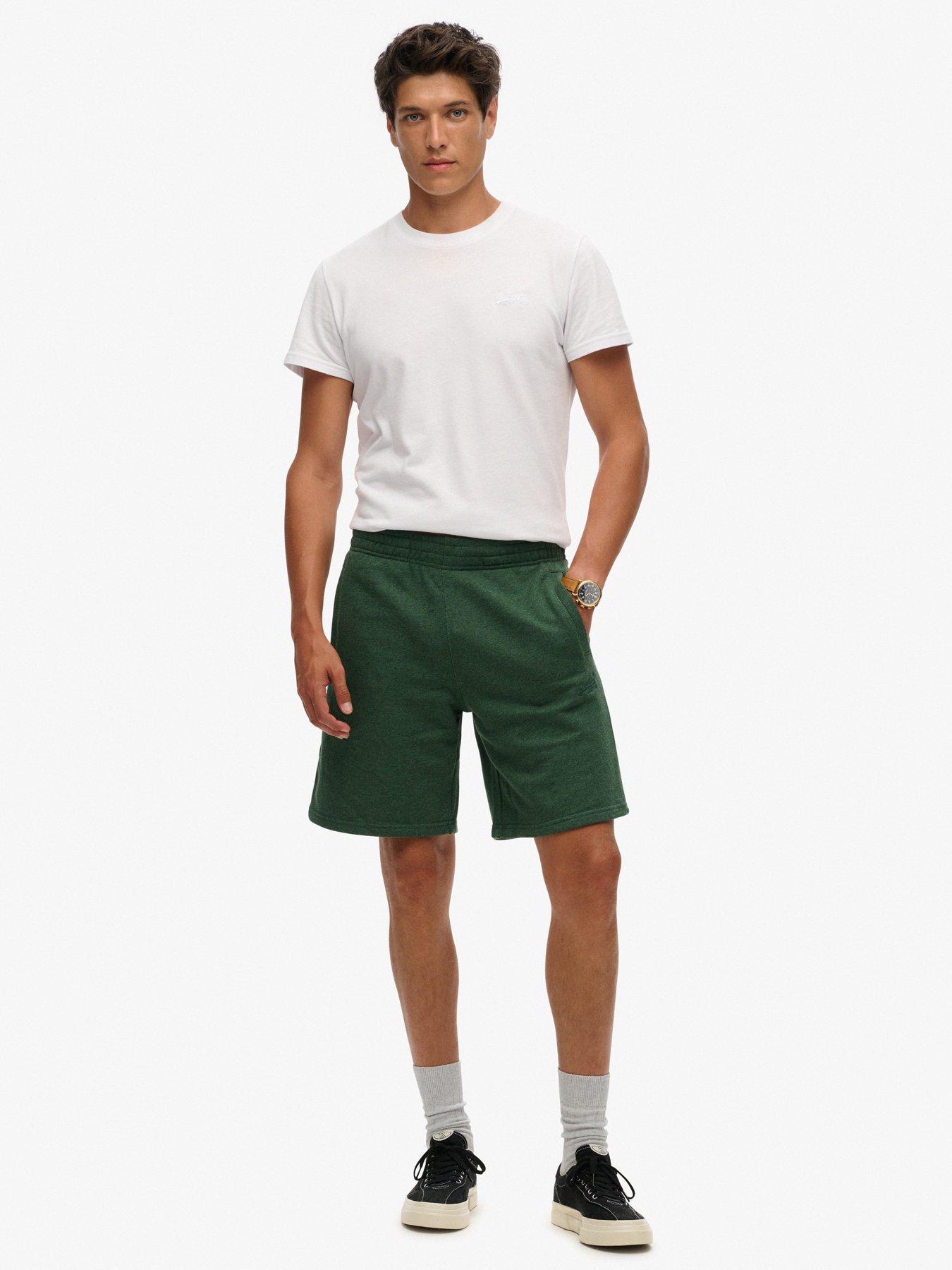  image of superdry-essential-logo-jersey-shorts-green