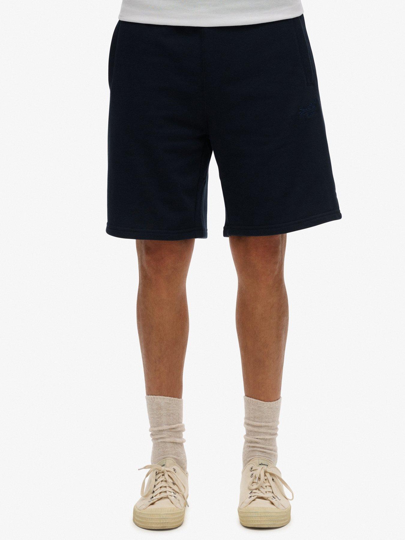  image of superdry-essential-logo-jersey-shorts-navy