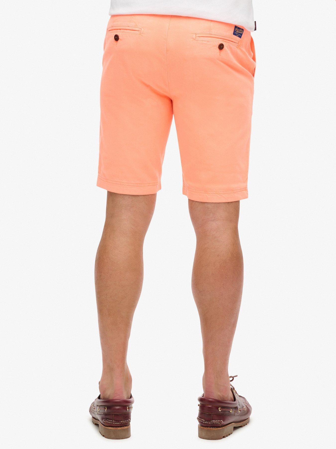  image of superdry-vintage-international-chino-shorts-orange