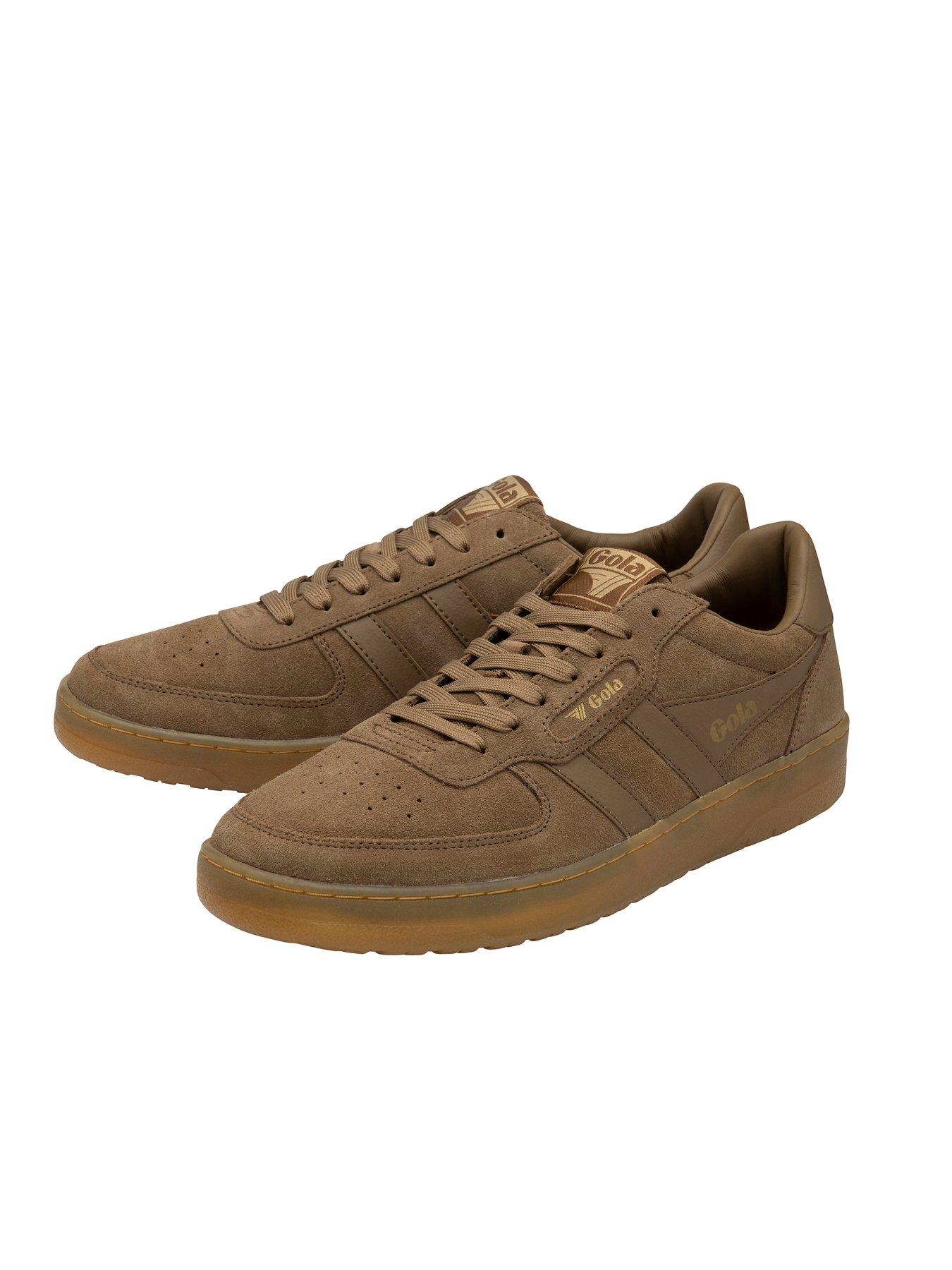 Gola Men's Hawk Suede '86 Trainers Brown Littlewoods