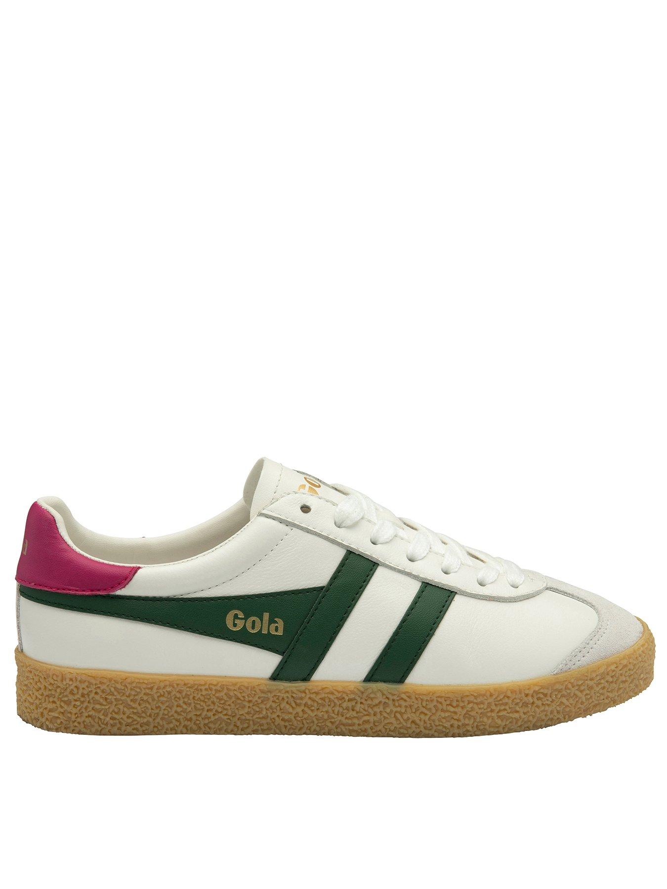  image of gola-womens-medallist-leather-trainers-white-multi