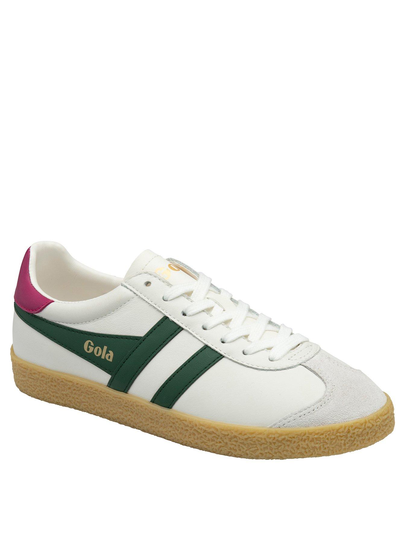  image of gola-womens-medallist-leather-trainers-white-multi