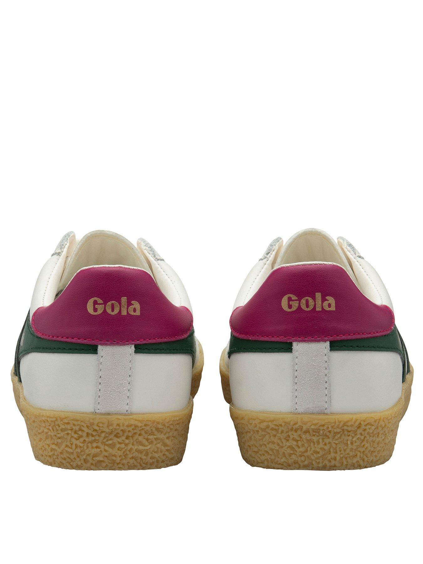  image of gola-womens-medallist-leather-trainers-white-multi