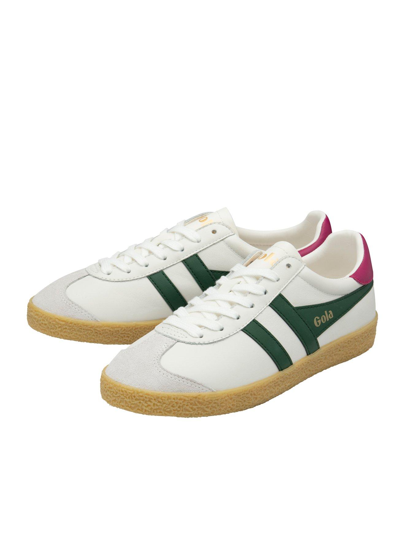  image of gola-womens-medallist-leather-trainers-white-multi
