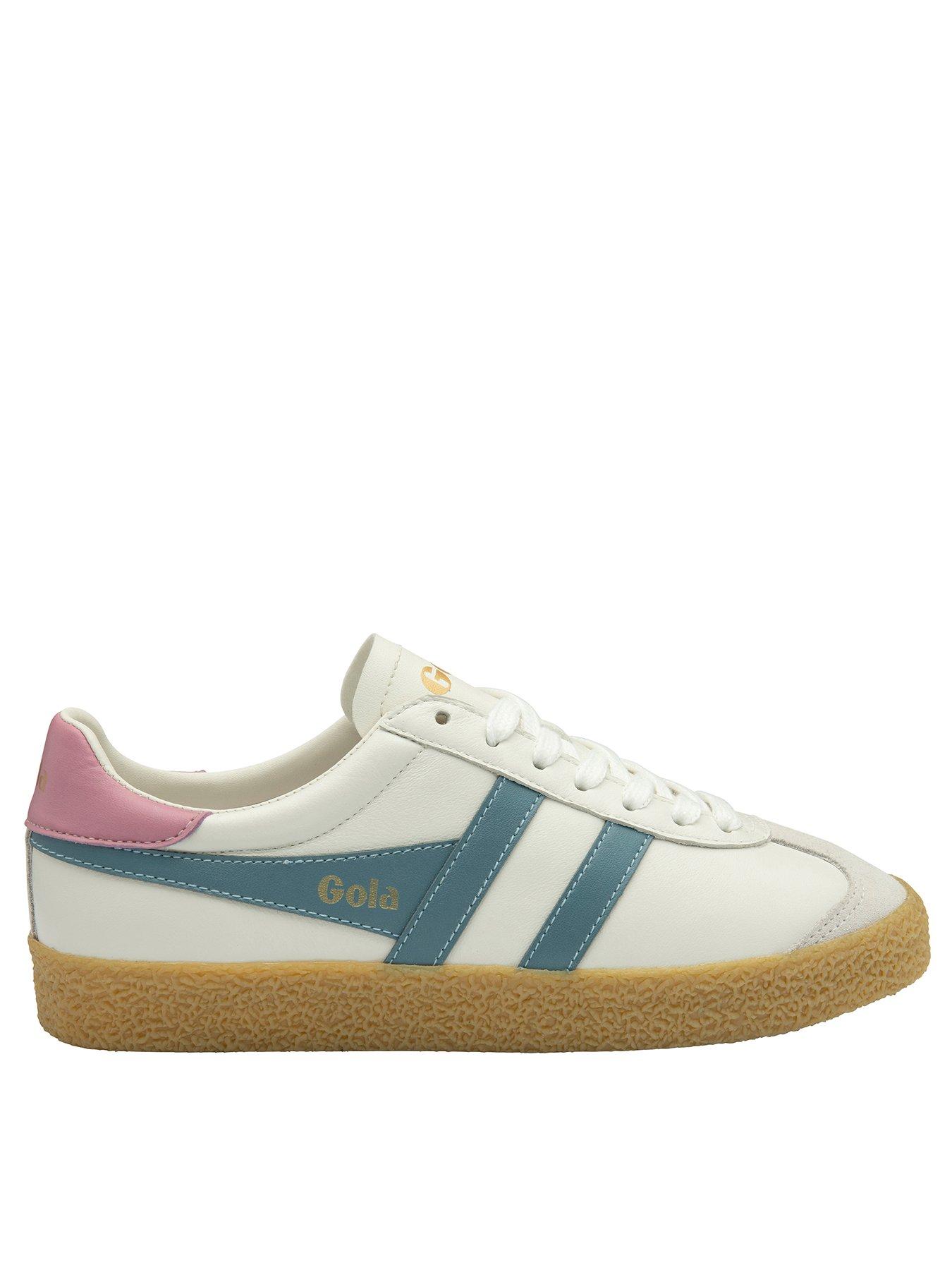  image of gola-womens-medallist-leather-trainers-white