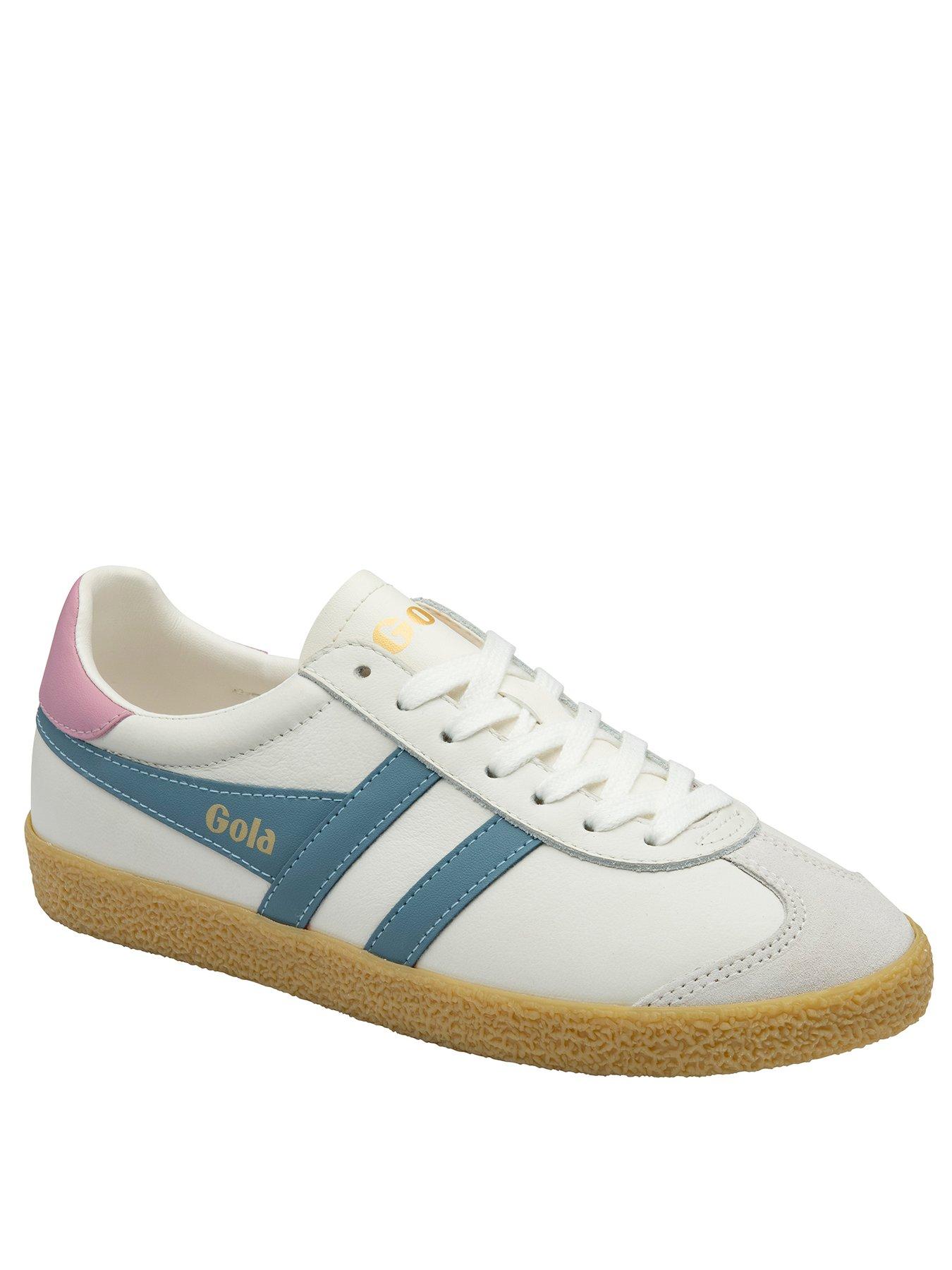  image of gola-womens-medallist-leather-trainers-white