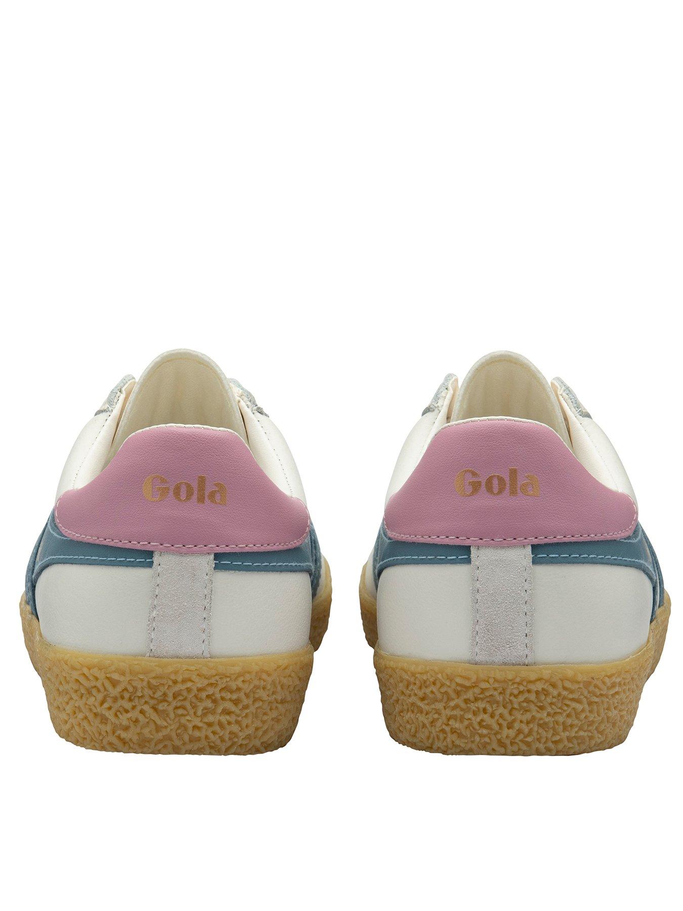  image of gola-womens-medallist-leather-trainers-white