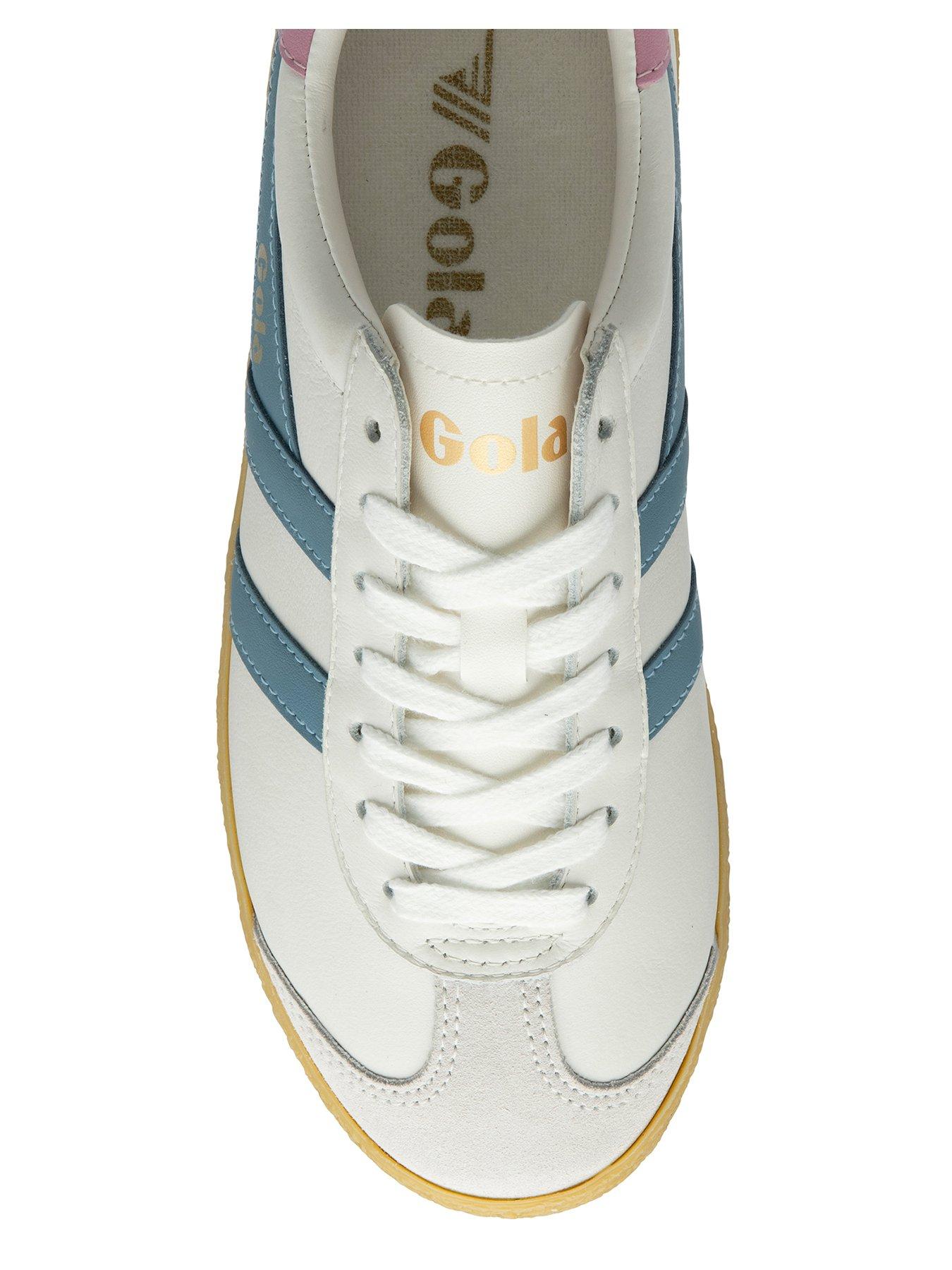  image of gola-womens-medallist-leather-trainers-white