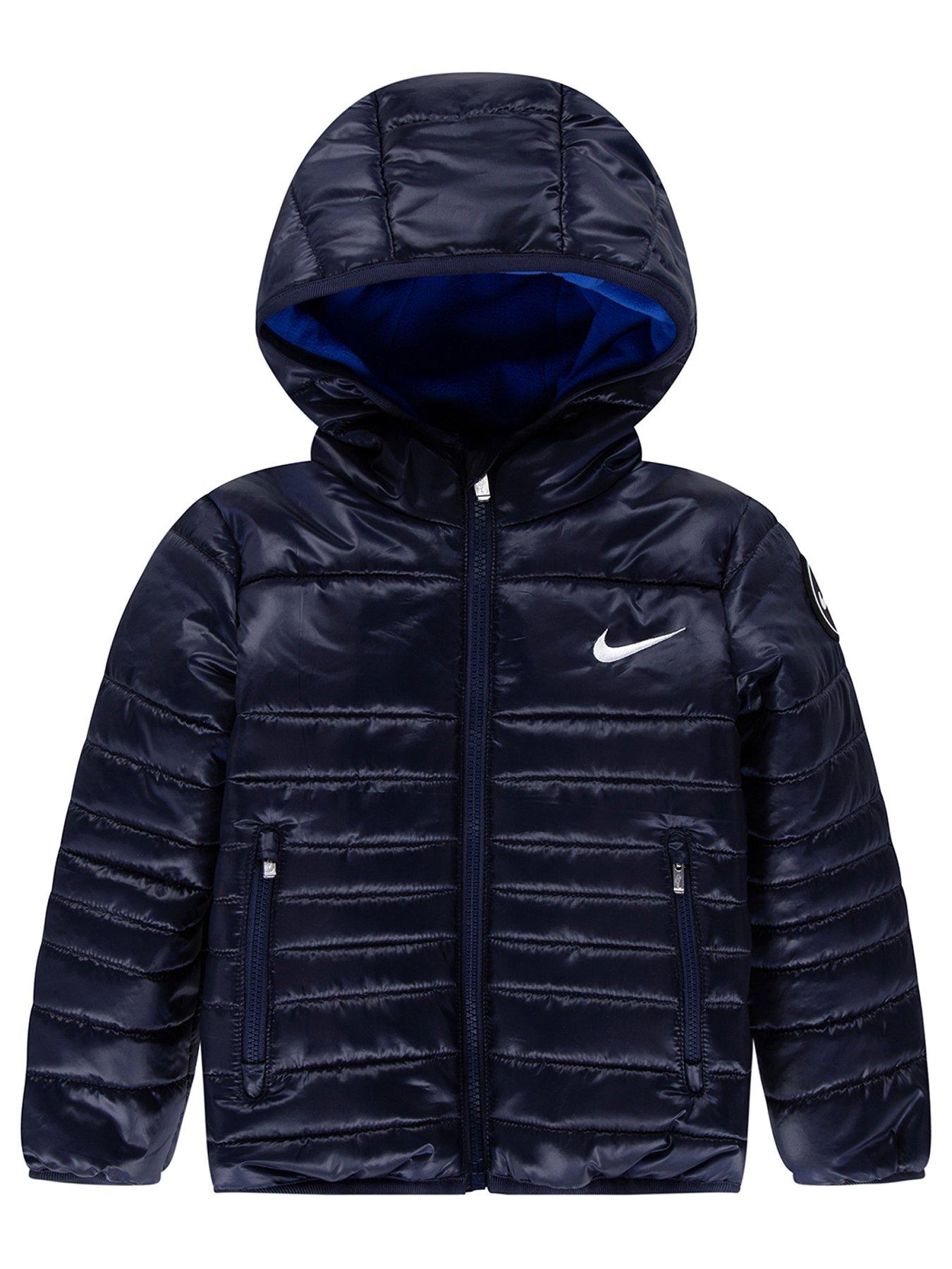 Nike Younger Boys Heavyweight Insulated Jacket Navy littlewoods