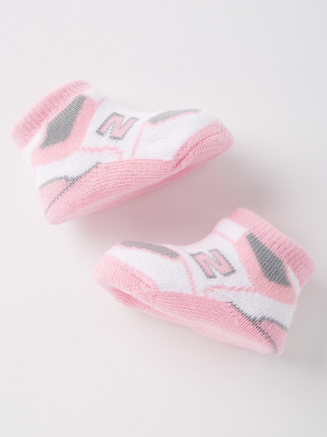 image of new-balance-infants-classics-2-pack-bootie-set-pink-multi