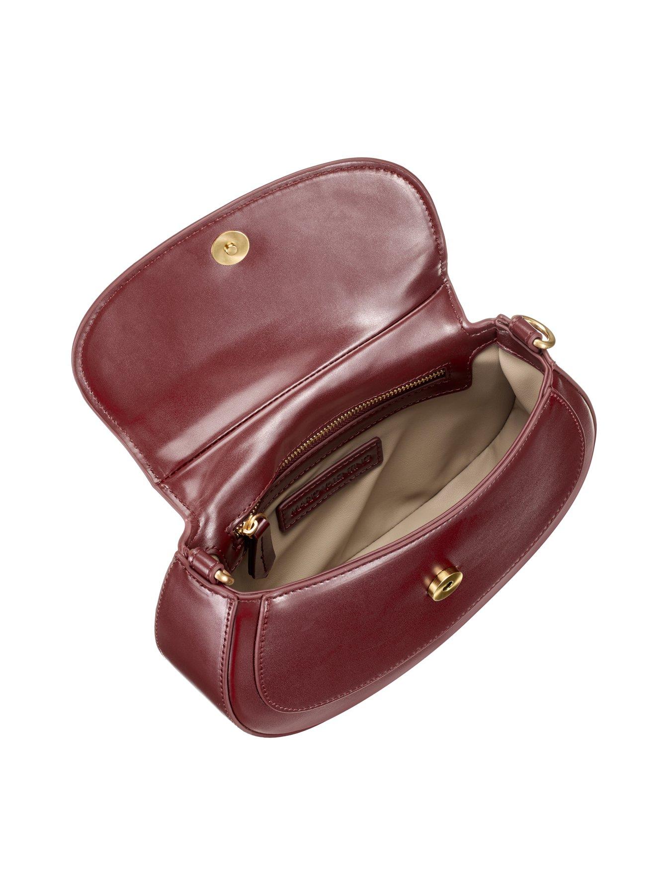 Image 4 of 6 of Valentino Type Re Small Shoulder Bag - Dark Red