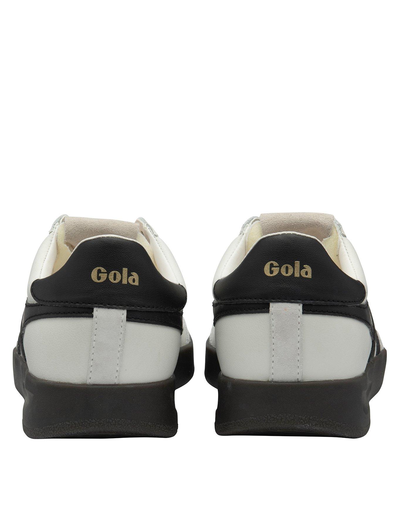  image of gola-womens-cyclone-leather-trainers-whiteblack