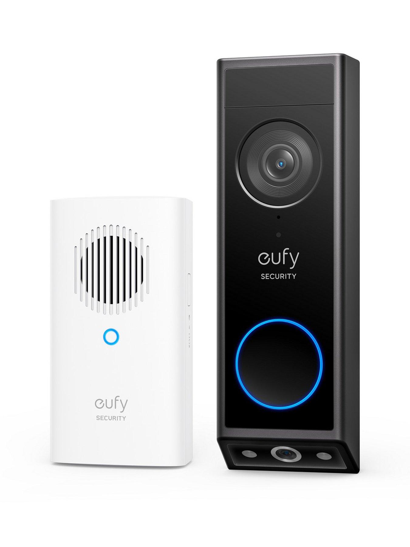 Image 1 of 8 of Eufy Video Doorbell E340 with Chime, 2K, Dual Lens, No Monthly Fee, Colour Night Vision, Two-Way Audio, 8GB Storage