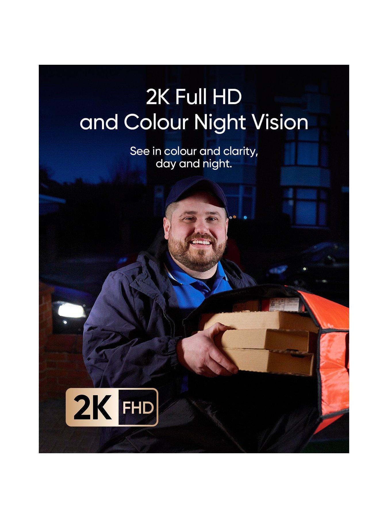 Image 6 of 8 of Eufy Video Doorbell E340 with Chime, 2K, Dual Lens, No Monthly Fee, Colour Night Vision, Two-Way Audio, 8GB Storage