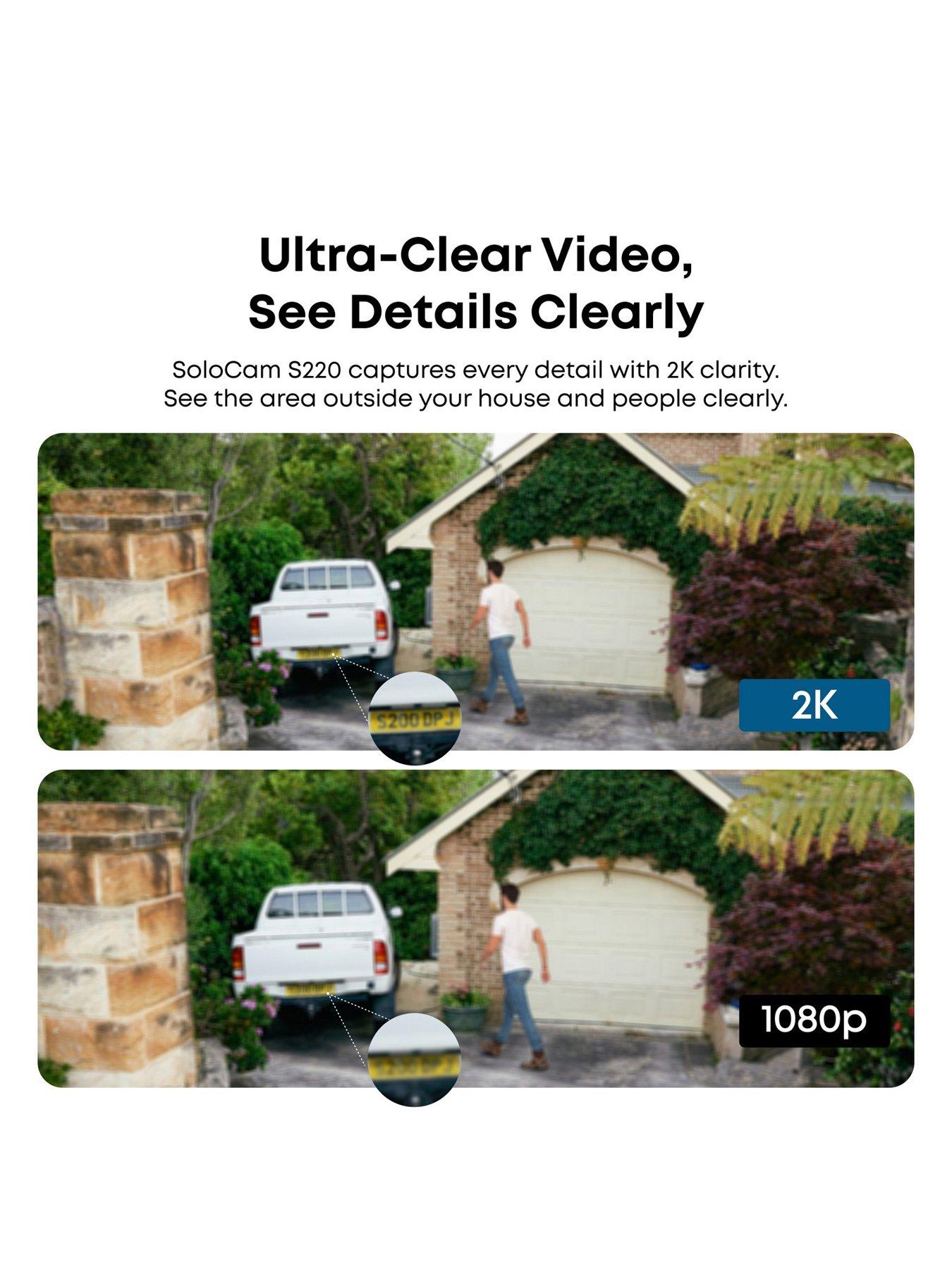 Image 3 of 8 of Eufy SoloCam S220 2K Solar Camera 2-Pack with No Monthly Fee, Human Detection, Easy Installation