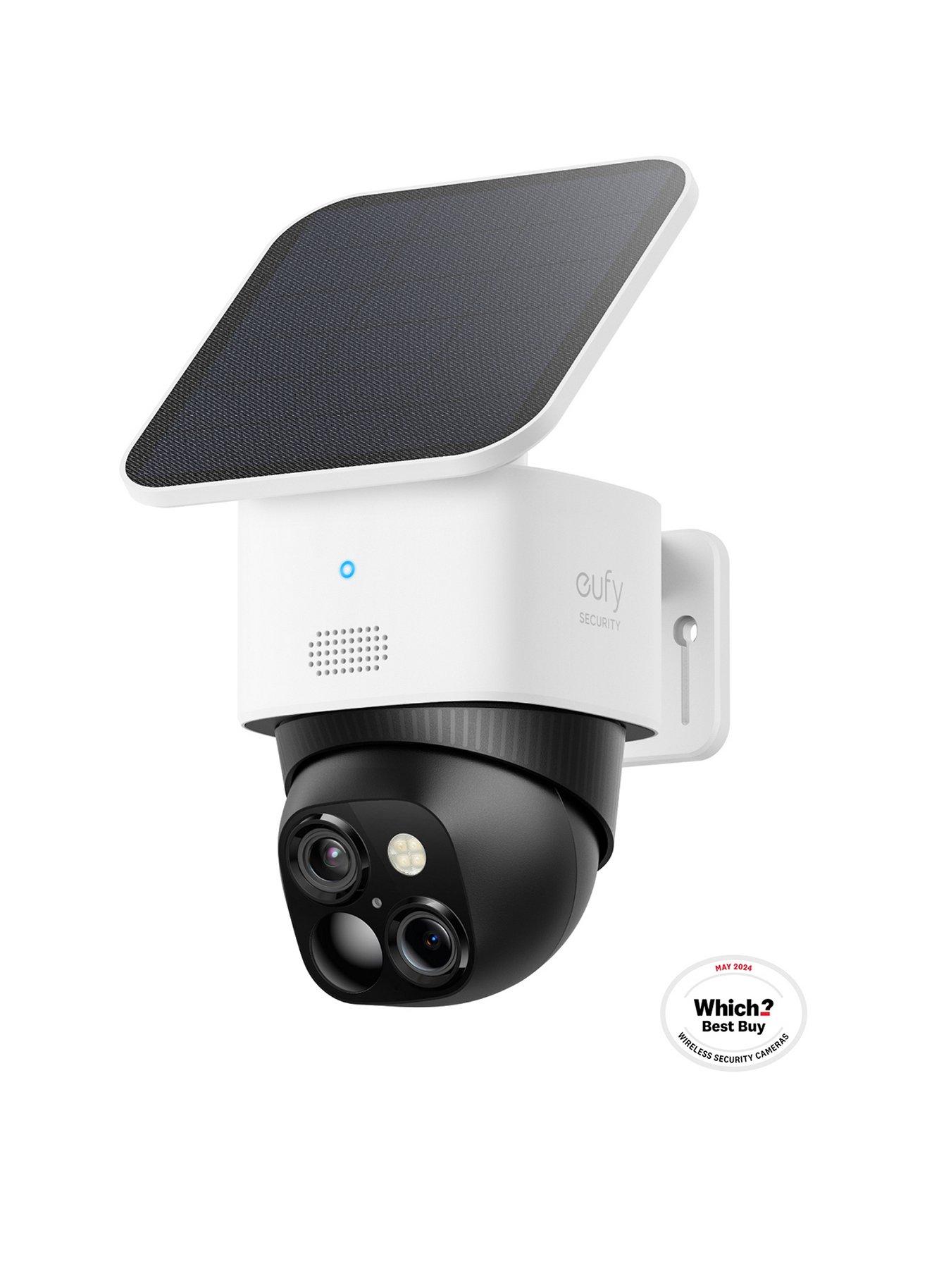  image of eufy-solocam-s340-3k-dual-lens-no-monthly-fee-solar-panel-360deg-coverage-camera
