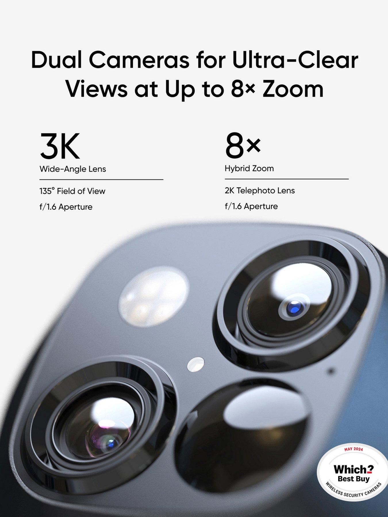  image of eufy-solocam-s340-3k-dual-lens-no-monthly-fee-solar-panel-360deg-coverage-camera