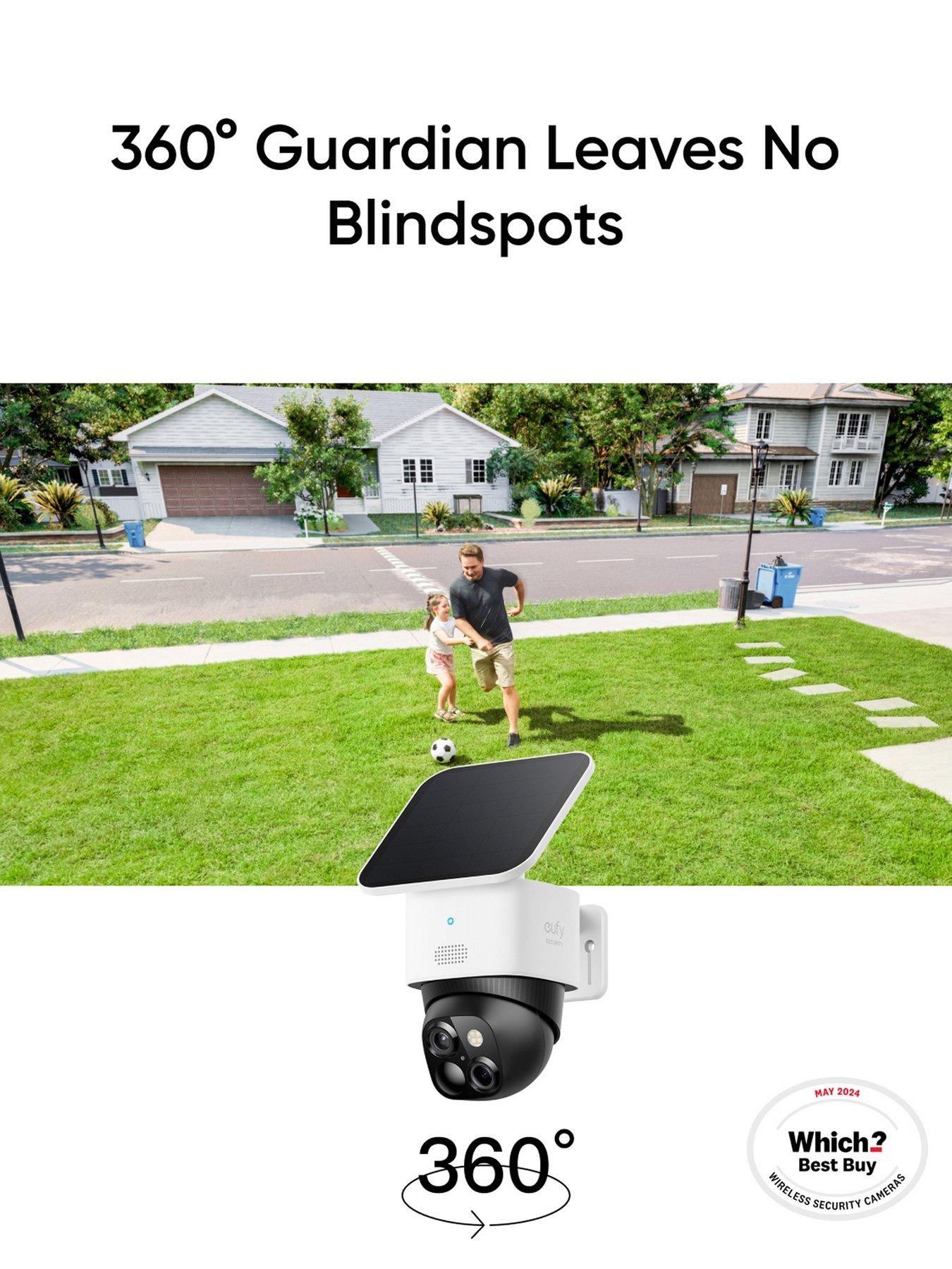  image of eufy-solocam-s340-3k-dual-lens-no-monthly-fee-solar-panel-360deg-coverage-camera